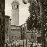 Il campanile con la neve - Gianni Saiani - Ravenna (RA)