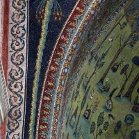 Sant'apollinare in classe, mosaici dell'arcone, palma, VII secolo 01 photos de Sailko