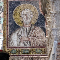 Sant'apollinare in classe, mosaici dell'arcone, san luca, xii secolo - Sailko - Ravenna (RA)