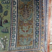 Sant'apollinare in classe, mosaici del catino, fasce decorative, VI secolo, 04 - Sailko - Ravenna (RA)