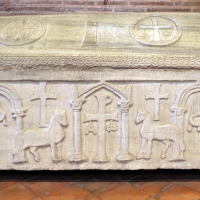 Sant'apollinare in classe, interno, sarcofagi ravennati 07, VI-VII secolo ca - Sailko - Ravenna (RA)