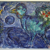 Antonio rocchi su dis. di marc chagall, le coq bleu, 1958-59 - Sailko - Ravenna (RA)