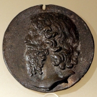 Scuola italiana, testa d'uomo barbuto, xix secolo - Sailko - Ravenna (RA)