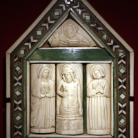 Italia del nord, pace con la pietÃ , legno, osso e corno, 1450-1500 ca - Sailko - Ravenna (RA)