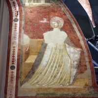 Pietro da rimini e bottega, affreschi dalla chiesa di s. chiara a ravenna, 1310-20 ca., annunciazione 02 - Sailko - Ravenna (RA)