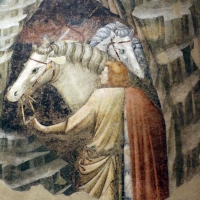 Pietro da rimini e bottega, affreschi dalla chiesa di s. chiara a ravenna, 1310-20 ca., adorazione dei magi 04 - Sailko - Ravenna (RA)