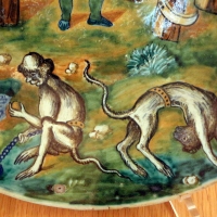 ForlÃ¬, catinetto, 1562, 02 scimmie - Sailko - Ravenna (RA)