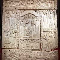 Fattura forse egiziana, coperta di evangeliario detta dittico di murano, avorio, 500-550 ca. 01 - Sailko - Ravenna (RA)