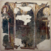 Anonimo, tre santi, XIII-XIV secolo, da s. vitale - Sailko - Ravenna (RA)