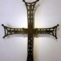 Croce in bronzo, dal tetto di san vitale, VI secolo - Sailko - Ravenna (RA)