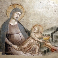 Pietro da rimini e bottega, affreschi dalla chiesa di s. chiara a ravenna, 1310-20 ca., adorazione dei magi 02 - Sailko - Ravenna (RA)