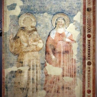 Pietro da rimini e bottega, affreschi dalla chiesa di s. chiara a ravenna, 1310-20 ca., ss. francesco e chiara - Sailko - Ravenna (RA)
