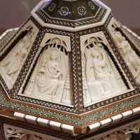 Baldassarre degli embriachi (bottega), cofanetto con scene delle leggenda di helias, 1390-1410 ca. 02 - Sailko - Ravenna (RA)
