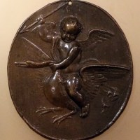 Scuola italiana, cupido che vola su un cigno, 1550-1600 ca - Sailko - Ravenna (RA)