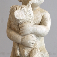 Bambino con cane, I secolo dc, da s. zaccaria, ravenna - Sailko - Ravenna (RA)