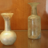 Fiaschette e balsamari in vetro, II-III secolo - Sailko - Ravenna (RA)