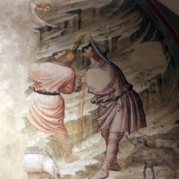 Pietro da rimini e bottega, affreschi dalla chiesa di s. chiara a ravenna, 1310-20 ca., nativitÃ  e annuncio ai pastori 05 - Sailko - Ravenna (RA)