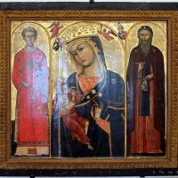 Anonimo, vergine incoronata coi ss. lorenzo e antonio abate, xii-xiii secolo - Sailko - Ravenna (RA)