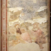 Pietro da rimini e bottega, affreschi dalla chiesa di s. chiara a ravenna, 1310-20 ca., orazione nell'orto - Sailko - Ravenna (RA)