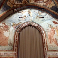 Pietro da rimini e bottega, affreschi dalla chiesa di s. chiara a ravenna, 1310-20 ca., crocifissione 01 - Sailko