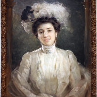 Edgardo saporetti, ritratto della moglie antonietta, 1900 ca - Sailko - Ravenna (RA)