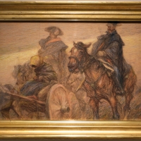 Vittorio guaccimanni, soldati a cavallo in manovra - Sailko - Ravenna (RA)