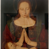 Pittore franco-italianizzante, adorazione del bambino, 1490-1510 ca - Sailko - Ravenna (RA)