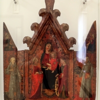 Artista fiorentino, madonna in trono, santi e annunciazione, xv secolo - Sailko - Ravenna (RA)