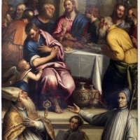 Matteo ingoli, cenacolo con s. apollinate e il beato lorenzo giustiniani, 1600-30 ca - Sailko - Ravenna (RA)