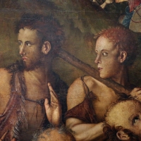 Francesco zaganelli da cotignola, adorazione dei pastori coi ss. bonaventura e girolamo, 1520-30 ca. 04 - Sailko - Ravenna (RA)
