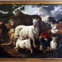 Micco brandi, pastore con gregge di pecore e capre, 1705-30 ca - Sailko - Ravenna (RA)