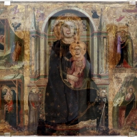 Maestro del coro scrovegni, madonna col bambino, santi e quattro storie di cristo, 1300-50 ca - Sailko