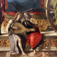 Niccolò rondinelli, madonna col bambino in trono fra santi, 1470-1510 ca. 02 - Sailko