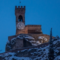 Torre dell'orologio di Brisighella nell'ora blu - Vanni Lazzari - Brisighella (RA)