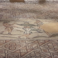 Ravenna - Domus tappeti di pietra - Mosaico centrale (ricostruzione) - Ysogo - Ravenna (RA)