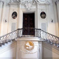 Biblioteca Classense - piano superiore scala by Walter manni