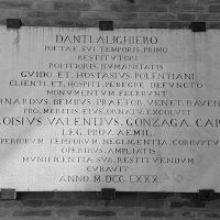 Tomba di Dante iscrizione - Opi1010 - Ravenna (RA) 