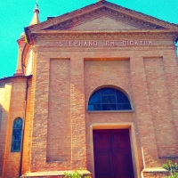 Facciata della Chiesa di Santo Stefano - Lomargraphics - Cotignola (RA)
