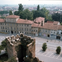Veduta dal mastio della Rocca medievale - Rossreggiolo - Reggiolo (RE)