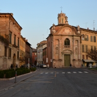 Piazza Roversi con la chiesa del Cristo - Caba2011 - Reggio nell'Emilia (RE)