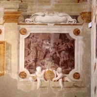 Pier francesco battistelli e aiuti, affreschi con scene dell'orlando furioso e della gerusalemme l. tra telamoni, 1619-28, 21 - Sailko