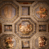 Sisto badalocchio e altri, soffitto della sala di giove, 1603, 05 - Sailko