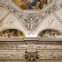 Gualtieri, palazzo bentivoglio, cappella, storie della vergine di scuola emiliana del 1605, 04