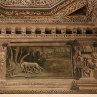 Gualtieri, palazzo bentivoglio, sala di giove, fregio con storie di roma da tito livio, 1600-05 circa, 01 lupa 1 - Sailko - Gualtieri (RE)
