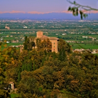 Vista Pianura padana dal Castello di Bianello - Caba2011