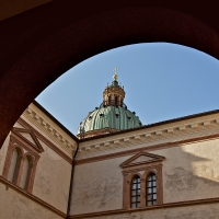 Vista della cupola dai Chiostri - Caba2011 - Reggio nell'Emilia (RE)