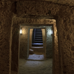 Interior of a tomb in the Necropolis of Cerveteri - Simone Antonazzo / ENIT SpA