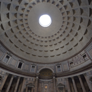 Interior of the dome of the Pantheon - Simone Antonazzo / ENIT SpA