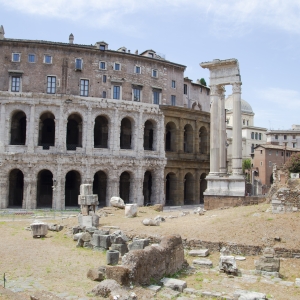 The Theatre of Marcellus and the ruins of the Temple of Apollo Sosianus - Simone Antonazzo / ENIT SpA