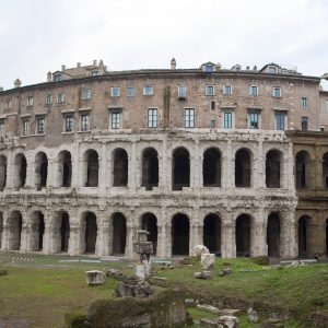 The Theatre of Marcellus and the ruins of the Temple of Apollo Sosianus - Simone Antonazzo / ENIT SpA